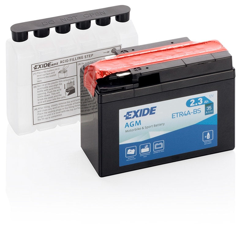 Exide Batteria ETR4A-BS Sigillata AGM