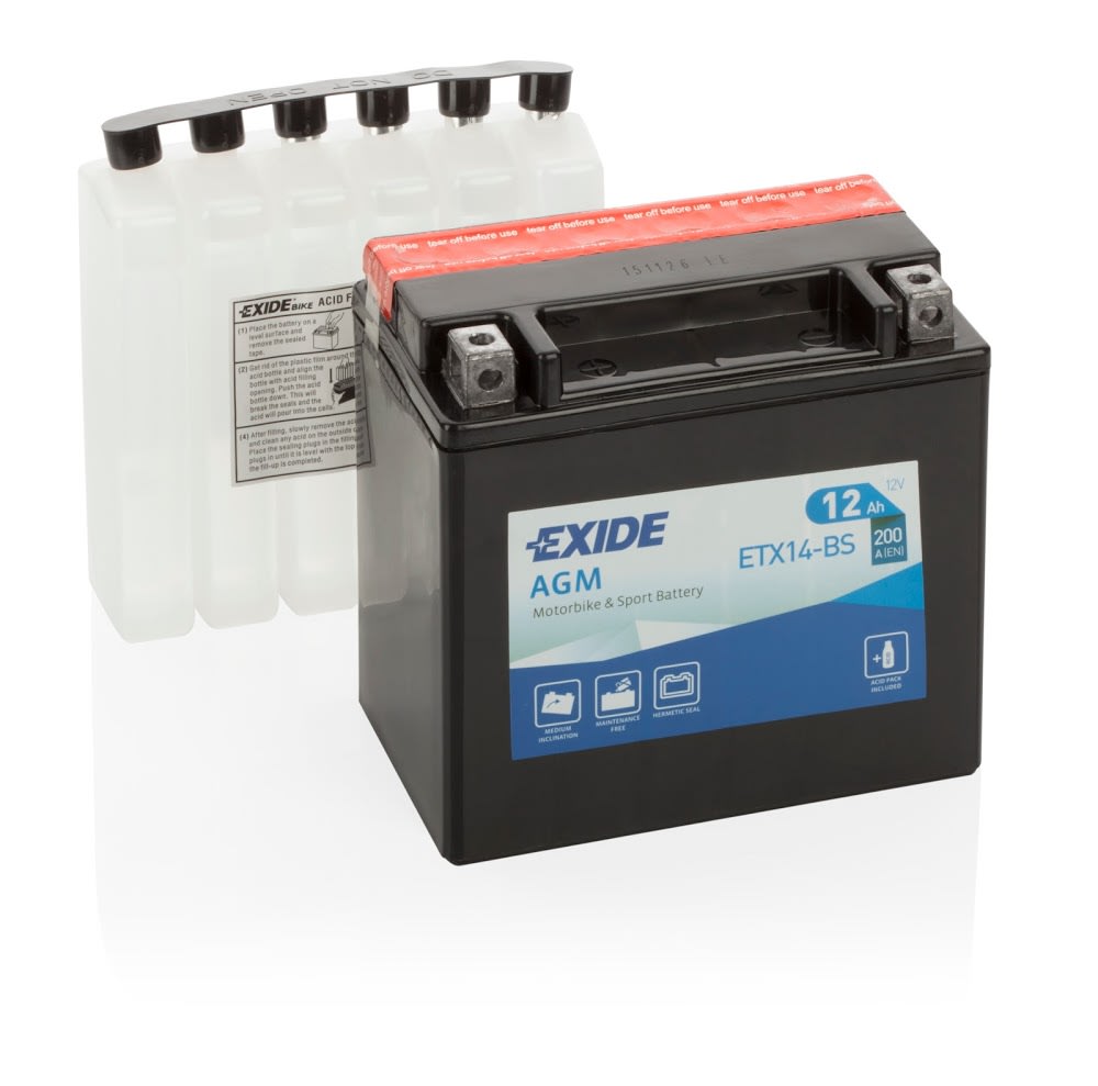 Exide ETX14-BS Sealed AGM Battery