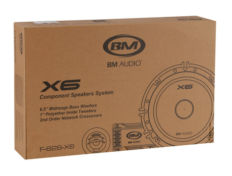 Boschmann F-628-X6 -  166 mm - 260W - Kit Altoparlanti - 6 pz