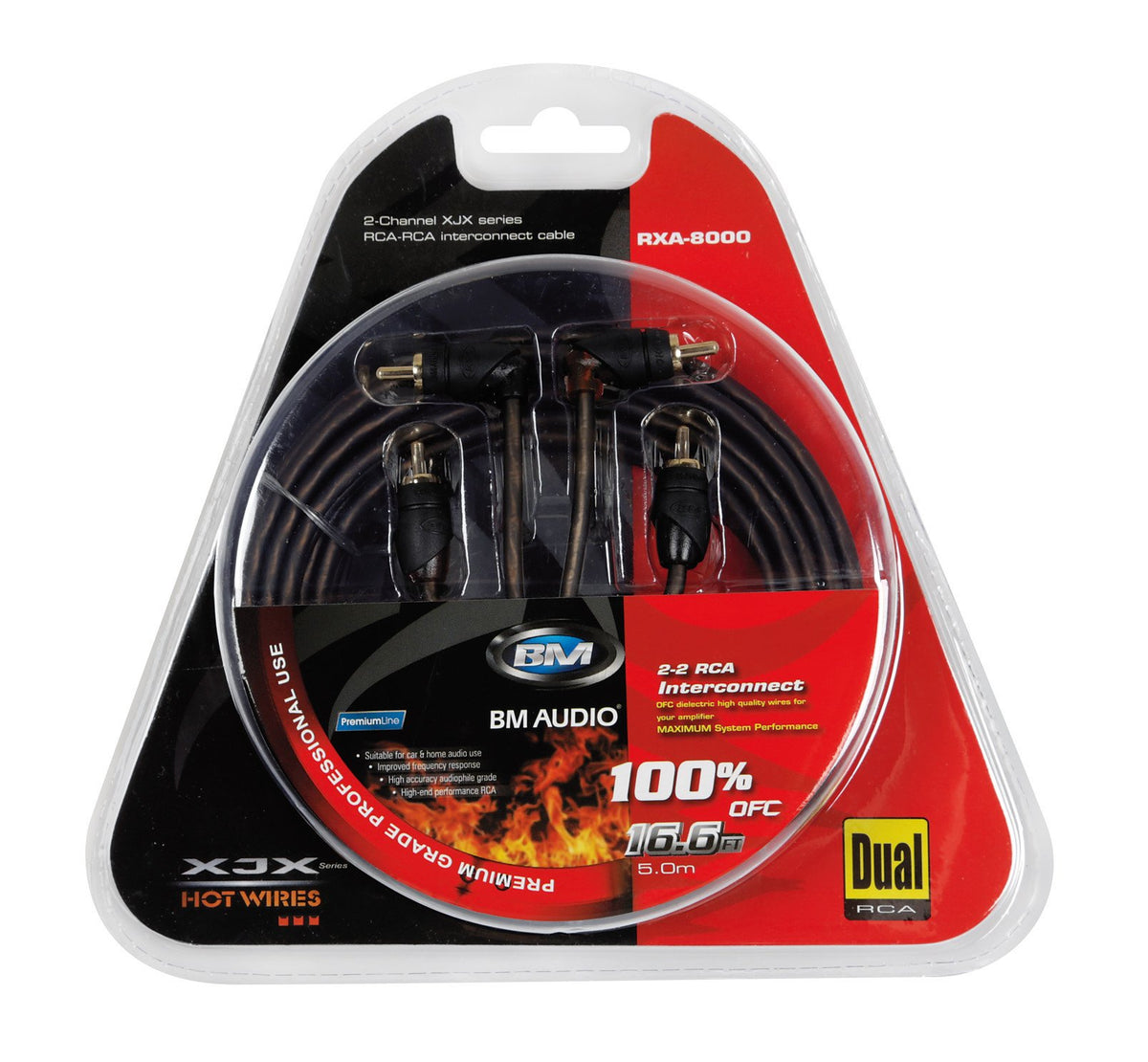 Lampa RXA-8000 Cavi RCA Professionali per Auto
