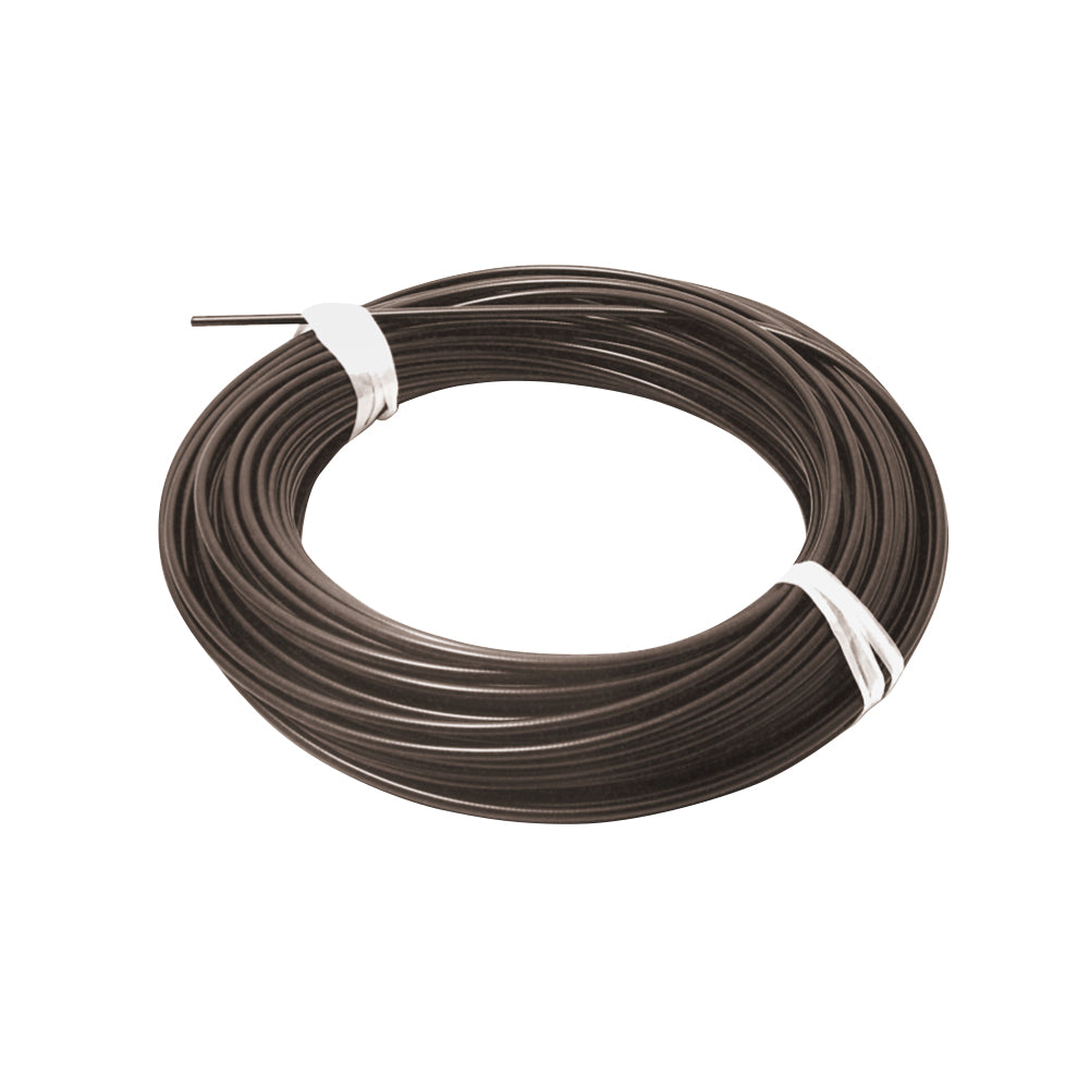 BCR Guaina nera con PVC, diam.esterno 5mm, diam.interno 2,5mm e lunghezza 50mt