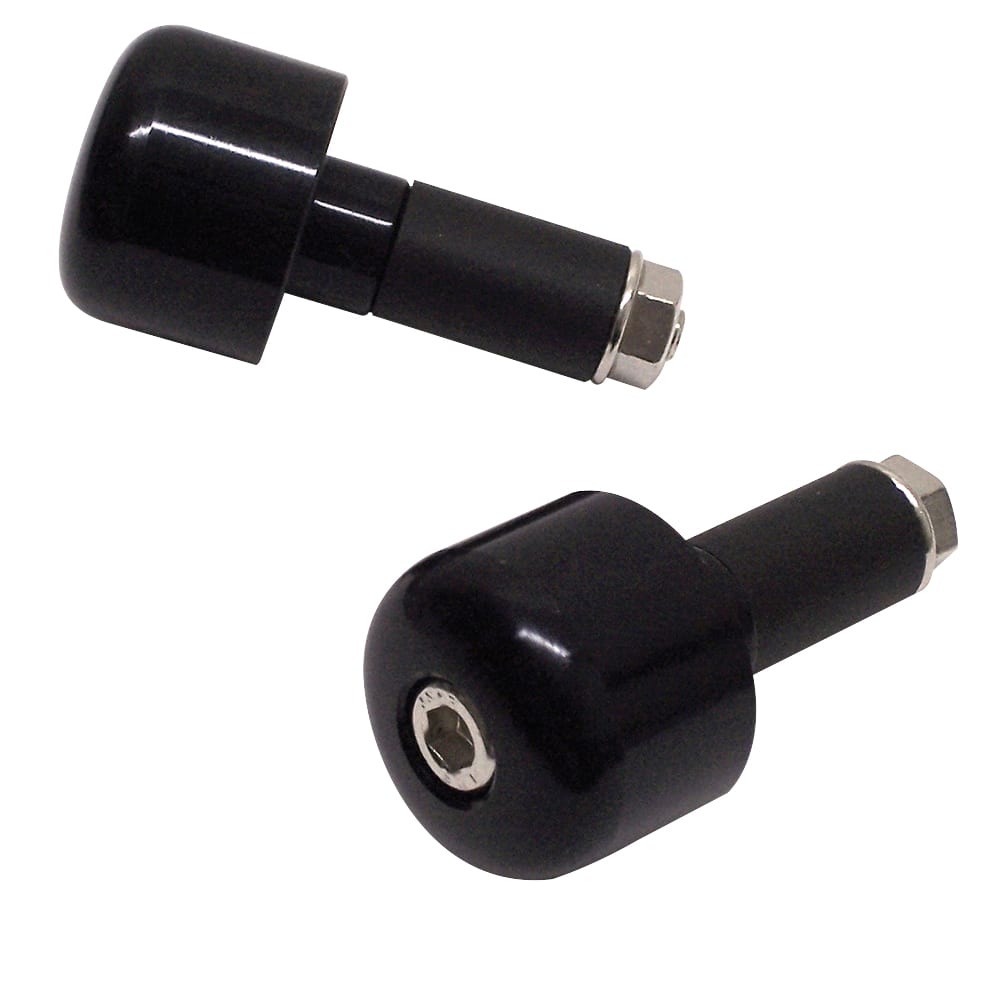 BCR Coppia di stabilizzatori manubrio Round colore nero con diametro 13mm