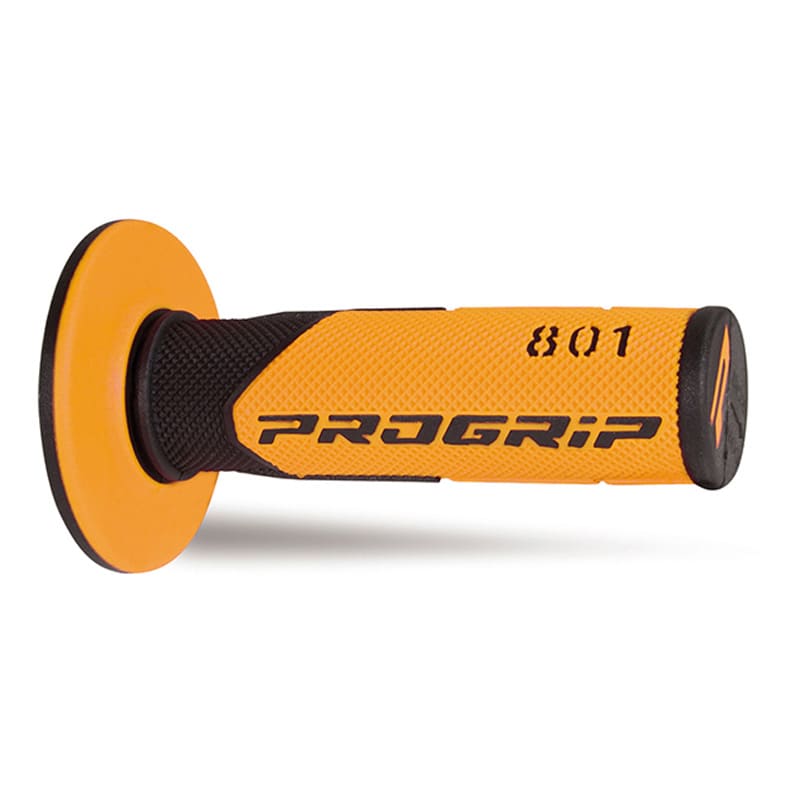 Progrip 801-144 MX Griffe Schwarz/Orange Doppeldichte Ohne Loch
