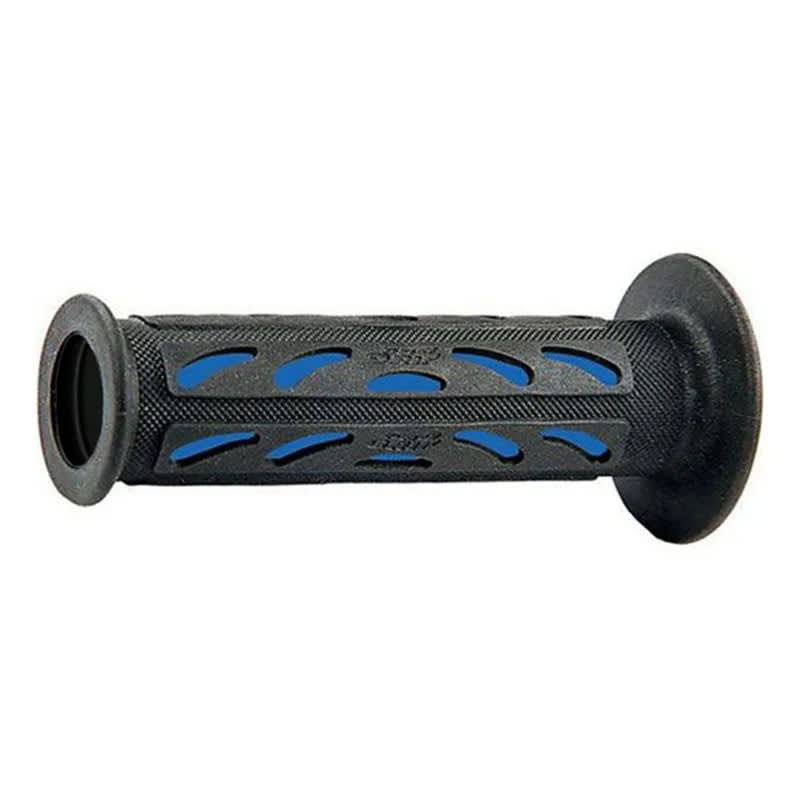 Progrip Manopole 724-OE-150 Strada Blu/Nero Double Density Con Foro