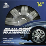 Juego de 4 tapacubos Cora Alulook Cosmos de 14''