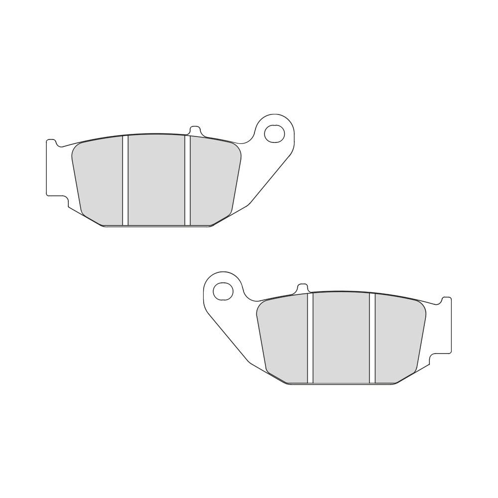 BCR Sinterbremsbeläge für Honda CRF 250 L'14 MSX 125 hinten