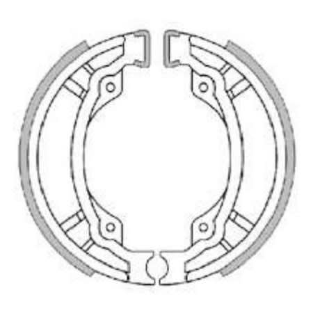 Brenta Ganasce freno moto/scooter 0310