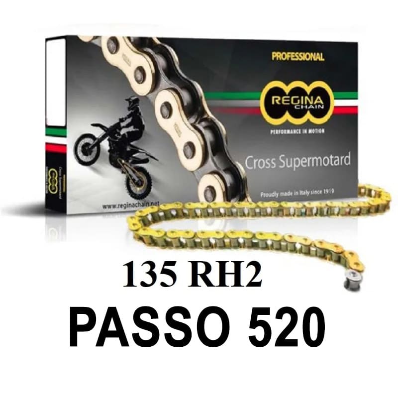 Regina Catena trasmissione moto 135RH2 106 maglie passo 520