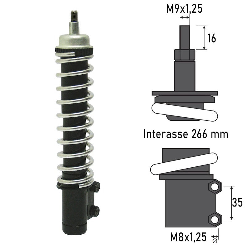 BCR Ammortizzatore anteriore compatibile Piaggio Vespa 50/125/150cc