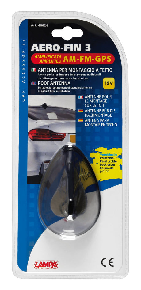Lampa Aero-Fin 3, antenna amplificata AM/FM/GPS 40624