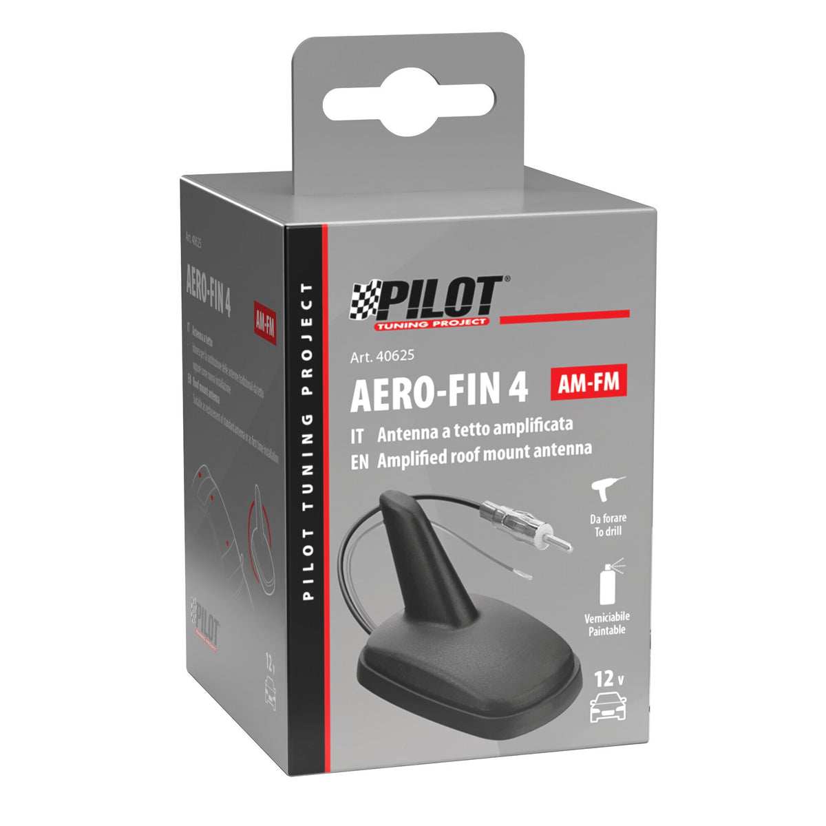 Lampa Aero-Fin 4, antenna amplificata AM/FM 40625