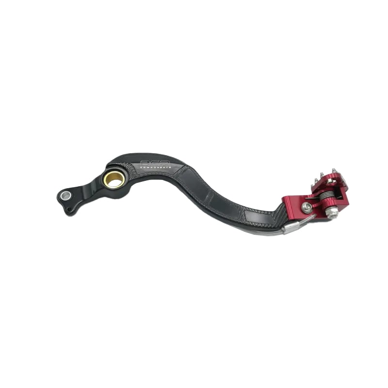 BCR Pedale freno colore nero/rosso compatibile con modelli Honda 0340