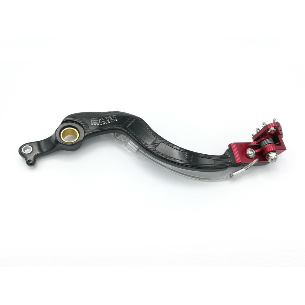 BCR Pedale freno colore nero/rosso compatibile con modelli Honda 0345