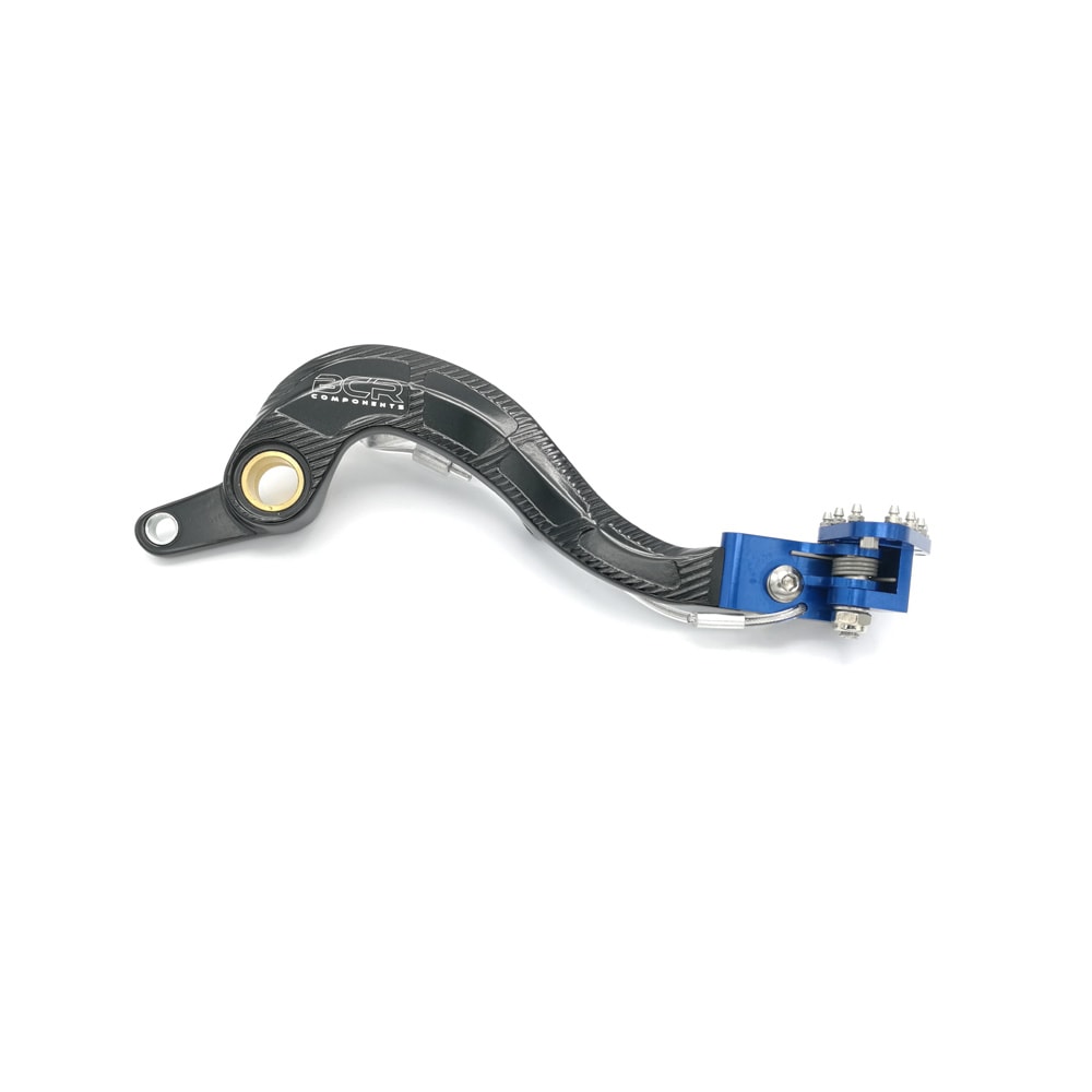 BCR Pedale freno colore nero/blu compatibile con modelli Yamaha 0355