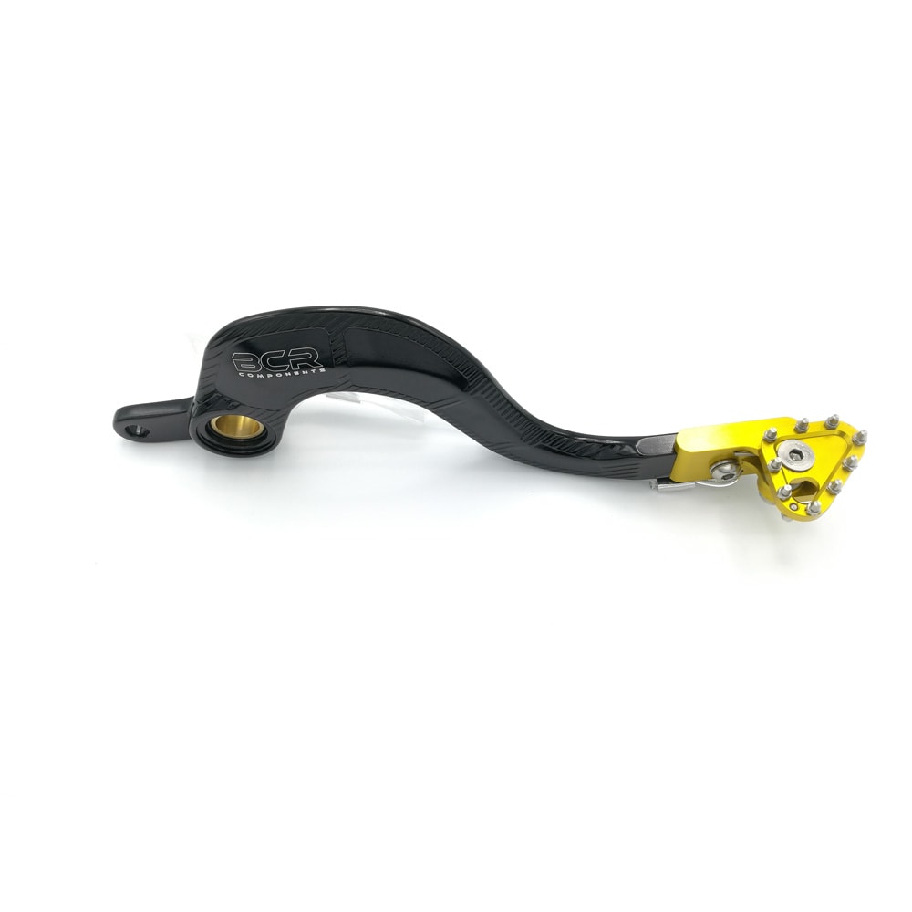 BCR Pedale freno colore nero/giallo compatibile con modelli Suzuki 0375