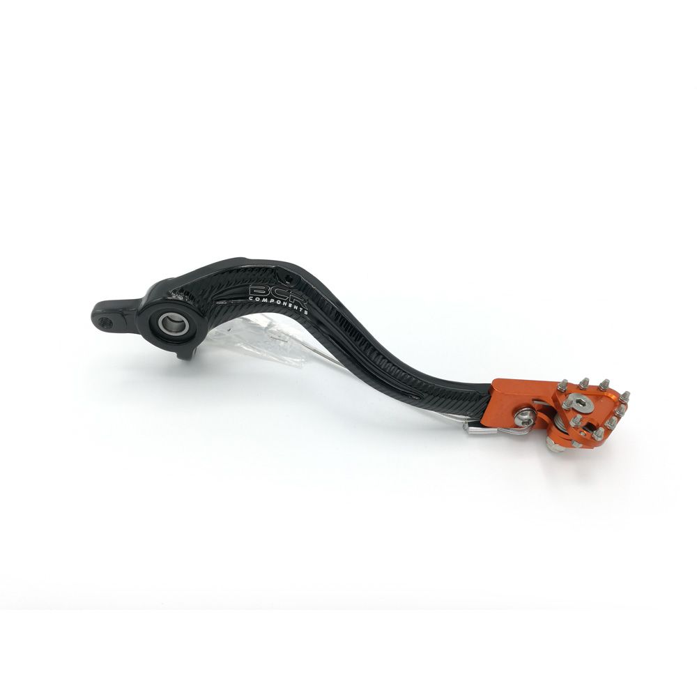 BCR Pedale freno colore nero/arancione compatibile con modelli Ktm