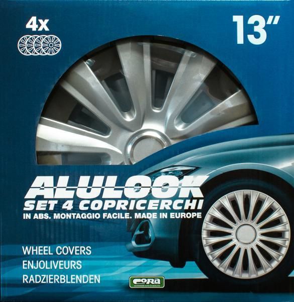 Cora Satz mit 4 13'' Alulook Delta Radkappen