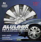 Cora Set 4 copricerchi 15'' Alulook Delta