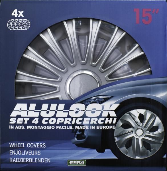 Cora Set 4 copricerchi 15'' Alulook Dino