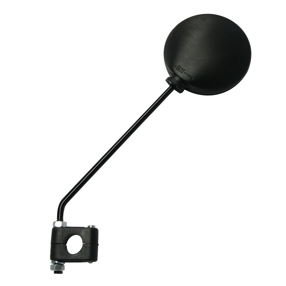 BCR Specchio nero universale sinistro e destro con morsetto 0140