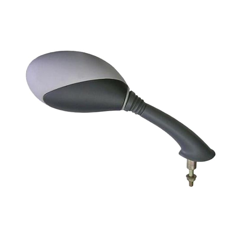 BCR Schwarzer rechter Spiegel, kompatibel mit PIaggio Vespa 50/125cc Modellen 0625