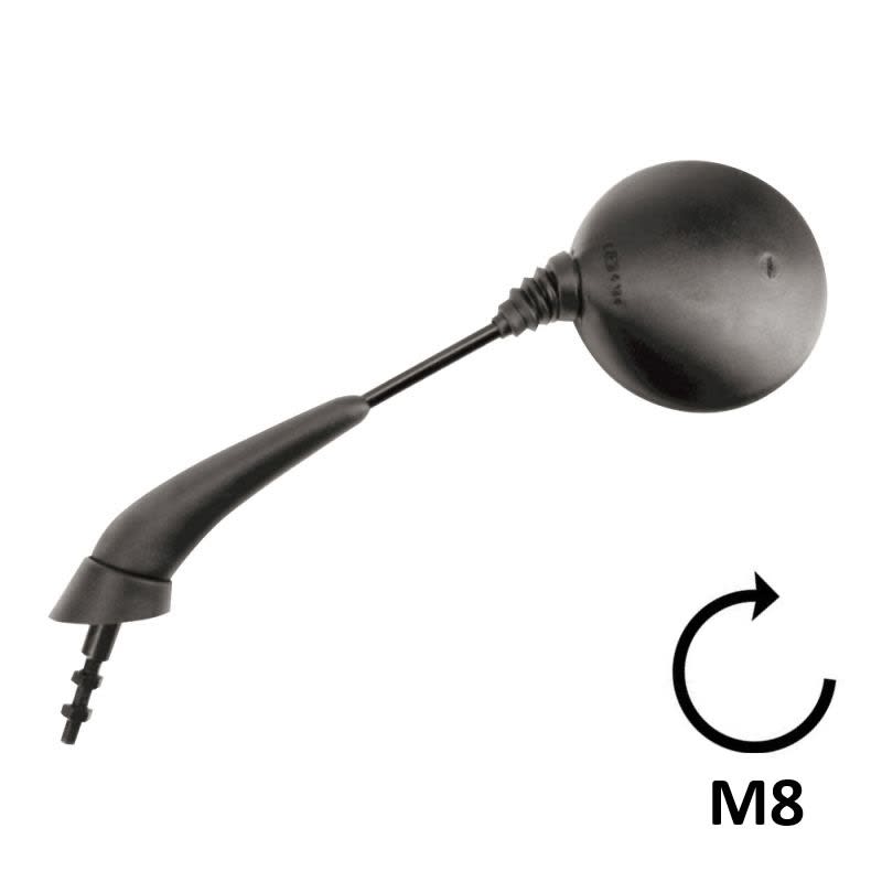 BCR Specchio nero sinistro compatibile con modelli Piaggio 50/125cc 0630