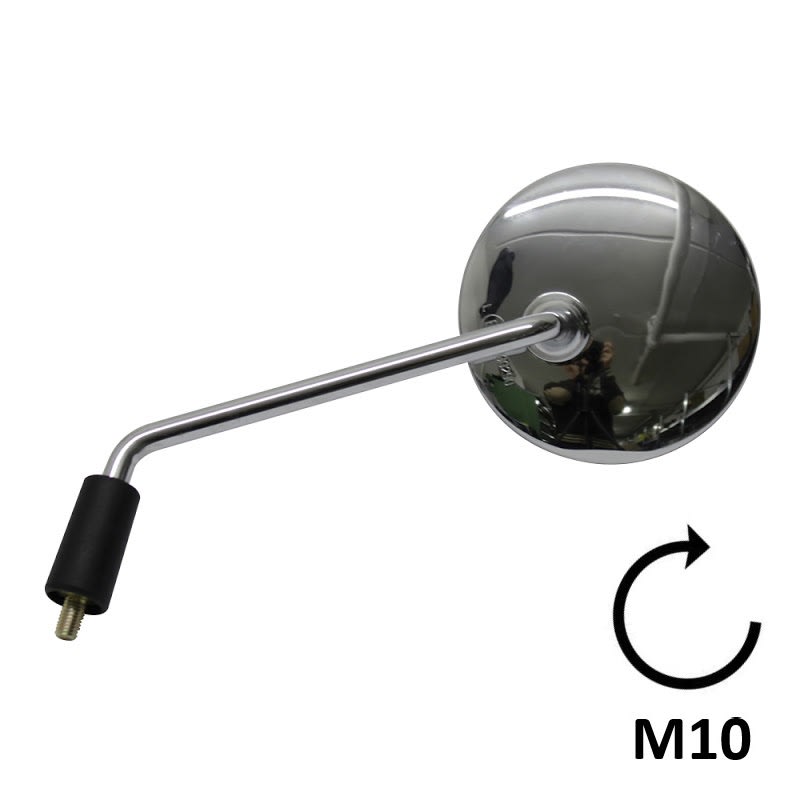 BCR Linker Chromspiegel, kompatibel mit Kymco 50/125/200cc Modellen