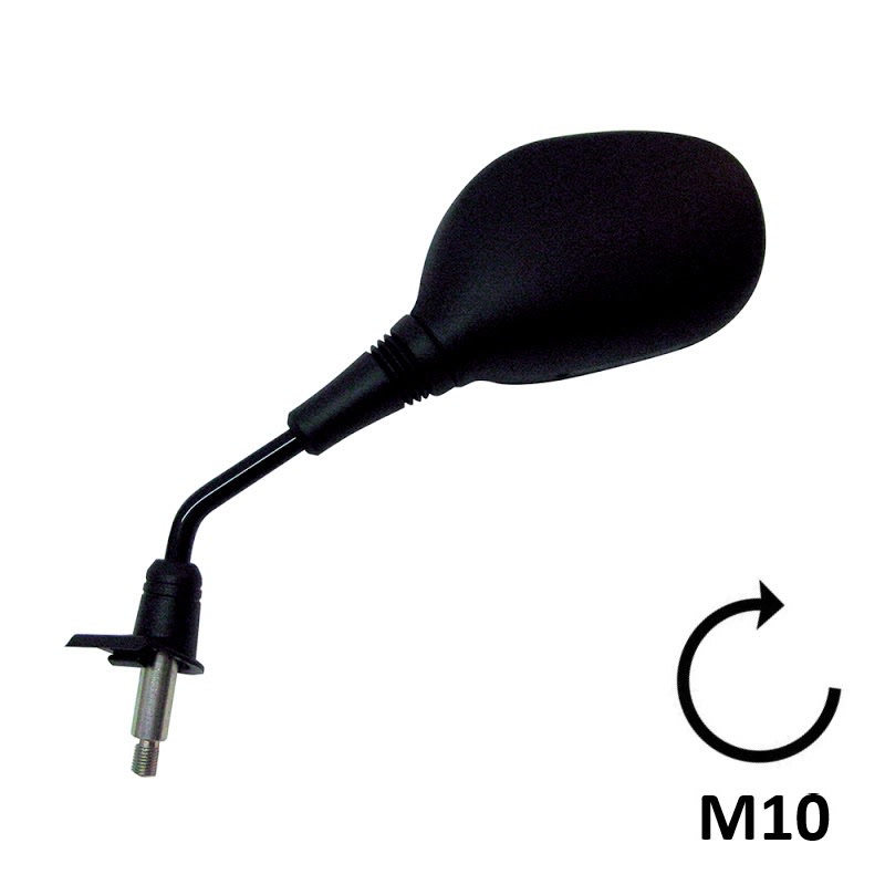 BCR Linker schwarzer Spiegel, kompatibel mit Honda 125cc Modellen