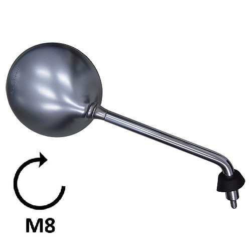 BCR Rechter Chromspiegel, kompatibel mit Piaggio Vespa 50/125/150cc Modellen