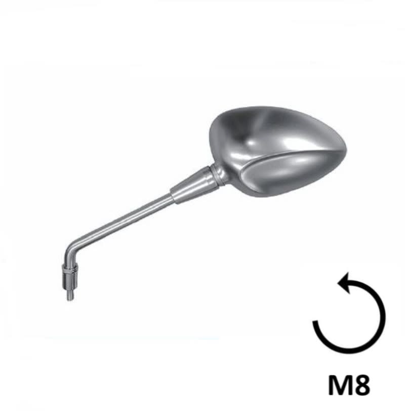 BCR Linker Chromspiegel für Piaggio Vespa 50/125/150cc Modelle 2385