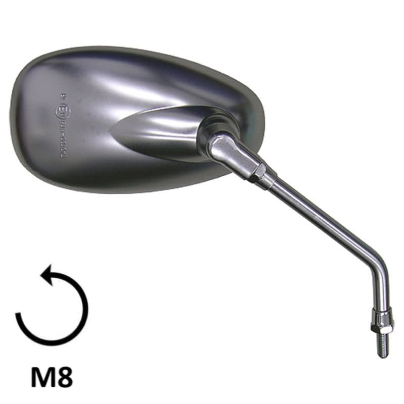 BCR Specchio cromato destro compatibile con modelli Kymco 50/125/150cc