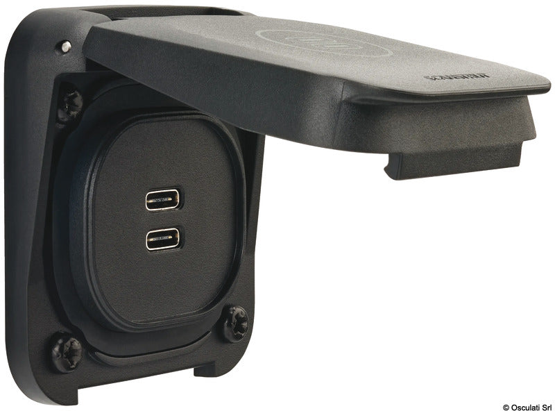 Scanstrut VENTURA Doppia Presa USB-C PD 60W Stagno IP68/IP69K