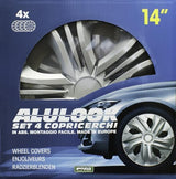 Juego de 4 cubiertas para ruedas Cora de 14'' Alulook Fun