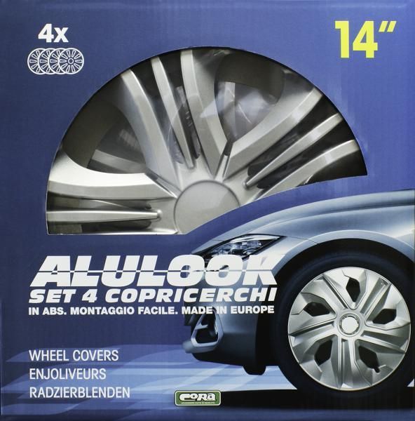 Cora Set of 4 14'' Alulook Fun Wheel Covers