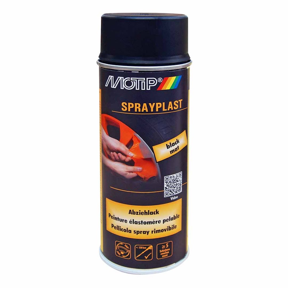 Motip Vernice SPRAY PLAST flessibile adatta alle superfici lucide Argento