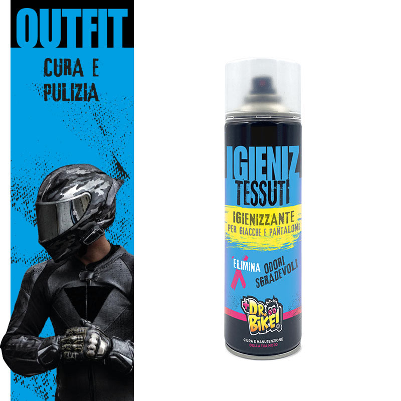 Dr Bike-Moto Igienizzante Tessuti IGIENIZ TESSUTI 500ml