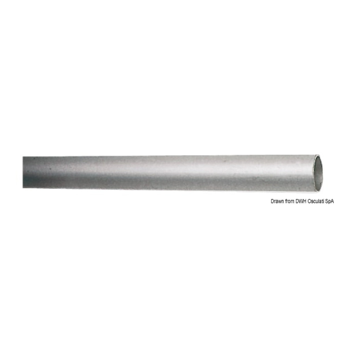 Osculati Tubo de aleación ligera 25 x 1,5 mm 41.027.00