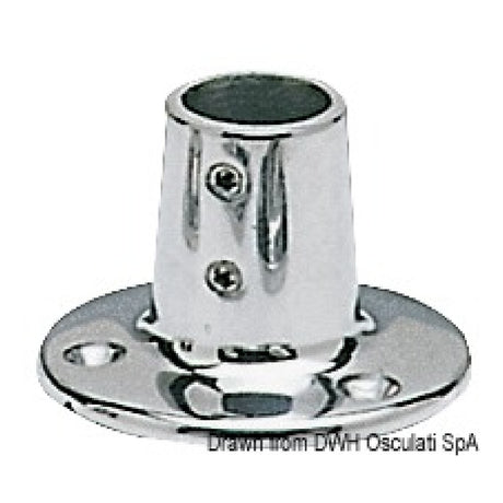 Osculati Base inox pulpito diritta 41.112.22