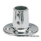 Base de púlpito recta de acero inoxidable Osculati 41.112.22