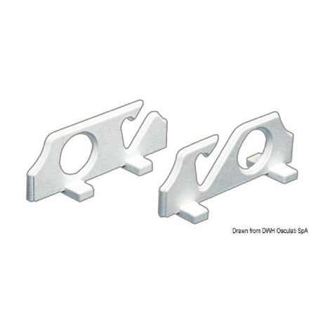 Osculati Polyethylen-Stangenhalter zur Wandmontage 41.128.02