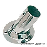 Base redonda de acero inoxidable Osculati de 60 mm para púlpito 41.130.22