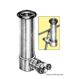 Osculati Portacanna da montare su pulpiti inox corrimano 41.167.00