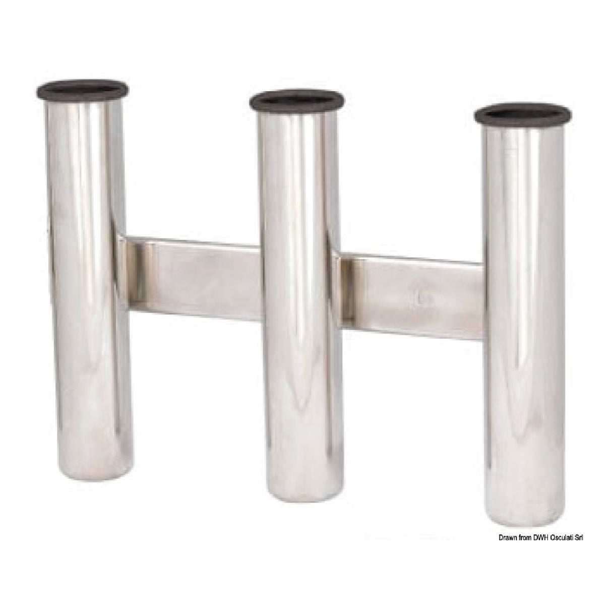 Oceansouth Stainless Steel Wall Mounted Pipe Rack