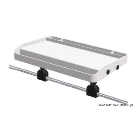 Oceansouth Köderablage oder Rutenhalter für Bugkorb und zum Einsetzen 41.168.07