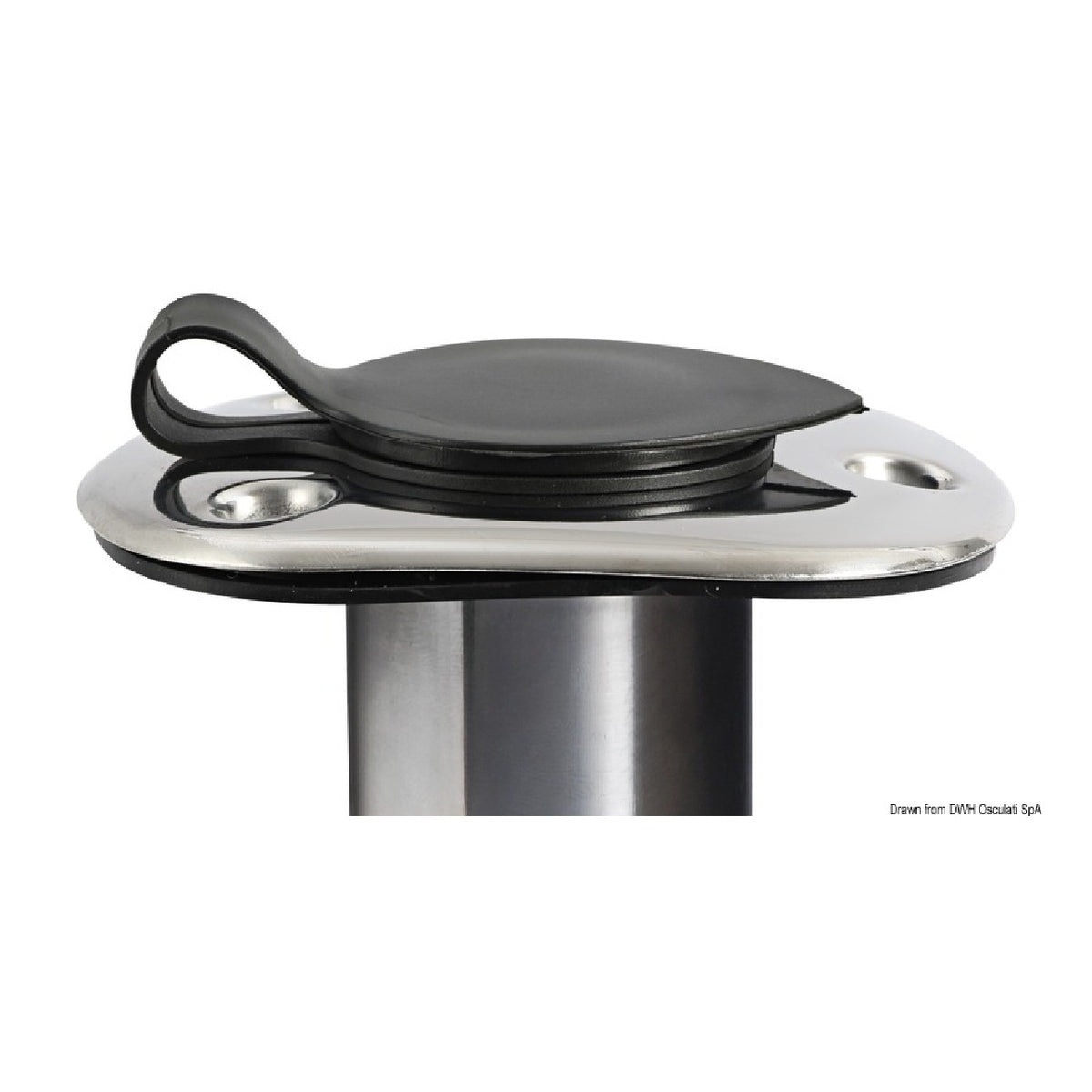 Osculati Portacanne incasso inox 42 mm 41.211.70