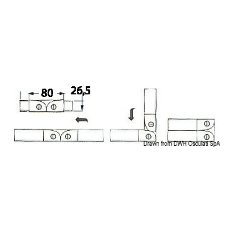 Osculati Sistema di apertura/chiusura per pulpiti 41.320.30