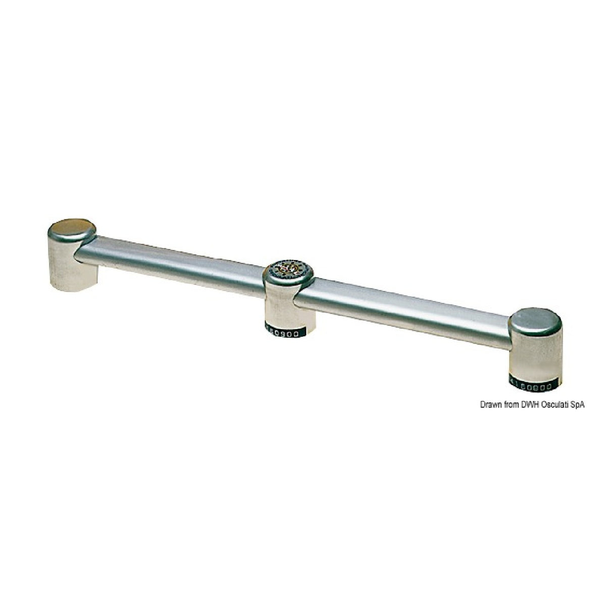 Osculati 41.608.00 invisible fixing handrail terminal