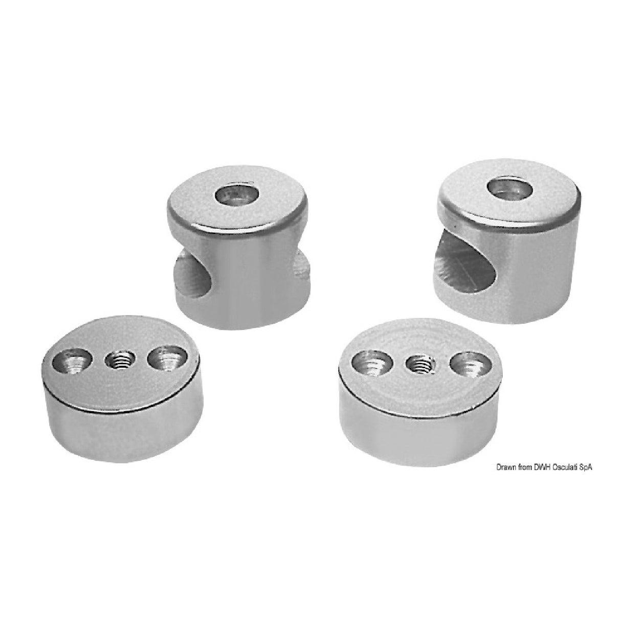 Osculati Top-mounted handrail terminal 41.609.10