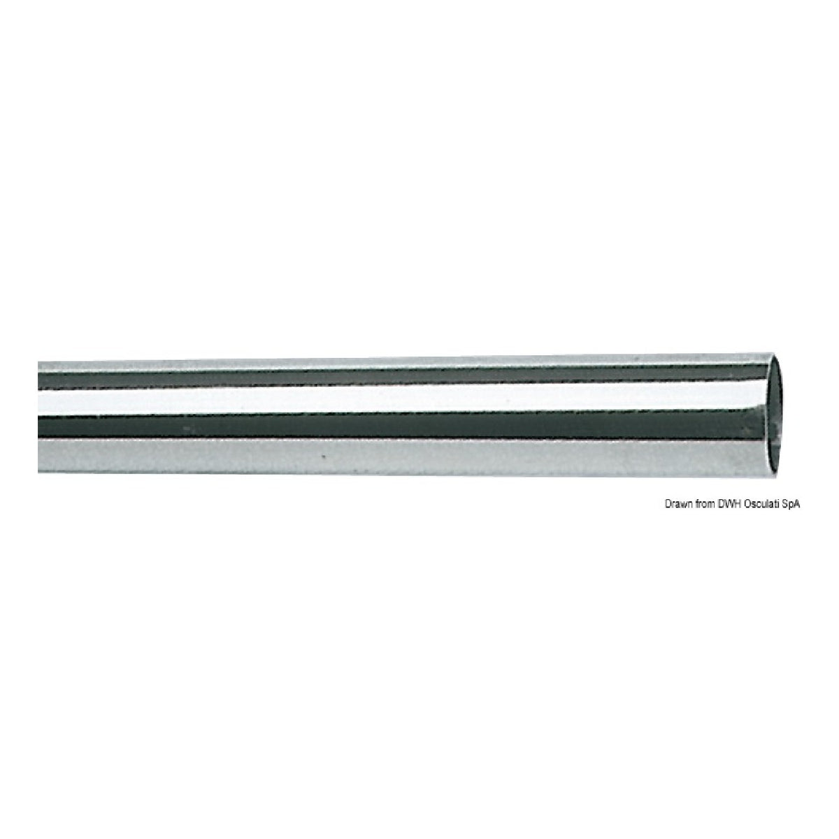 Osculati Tubo inox per corrimano 20/22/25/30 mm 41.616.00