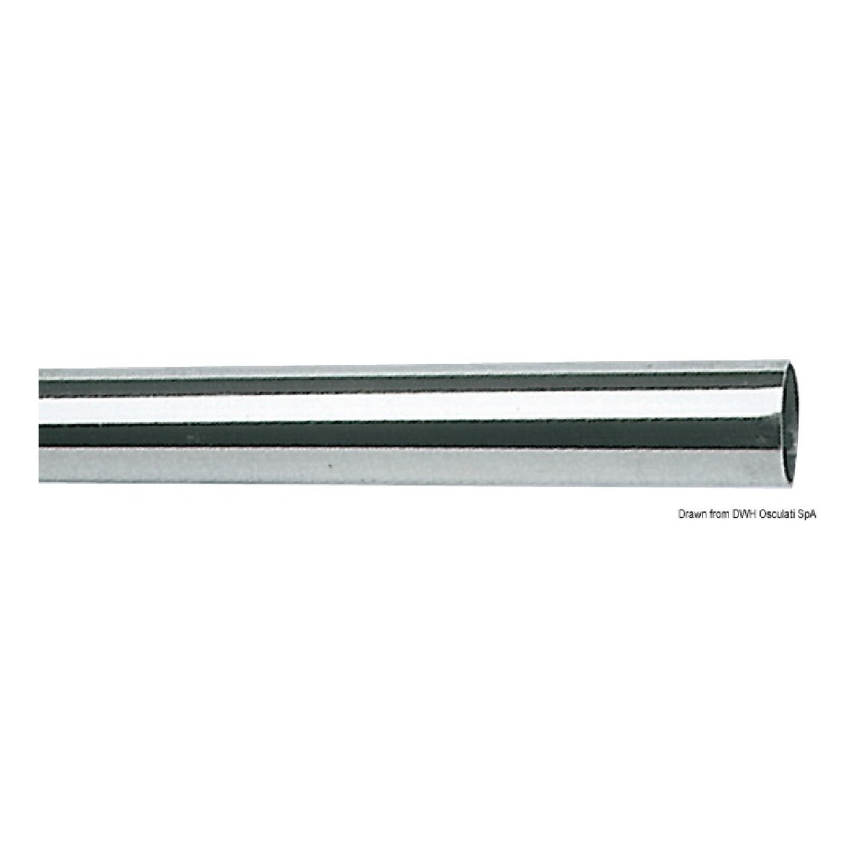 Osculati Edelstahlrohr für Handlauf 20/22/25/30 mm 41.616.00